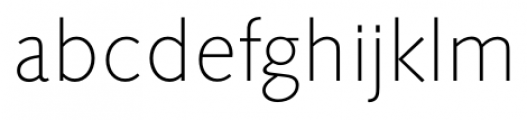 Saxony Serial Xlight Font LOWERCASE