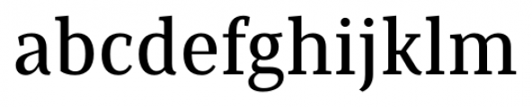 Saya Serif FY Medium Font LOWERCASE