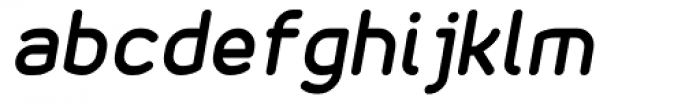 Saarikari Bold Oblique Font LOWERCASE