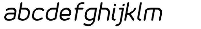 Saarikari Oblique Font LOWERCASE