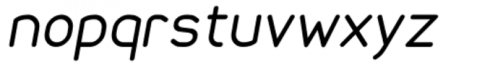 Saarikari Oblique Font LOWERCASE