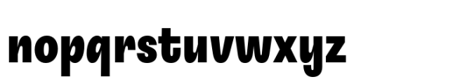 Sabana Black Font LOWERCASE
