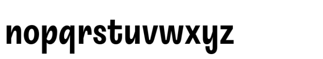 Sabana Semi Bold Font LOWERCASE
