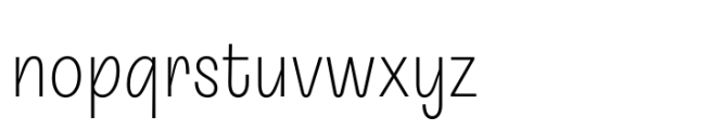Sabana Ultra Light Font LOWERCASE