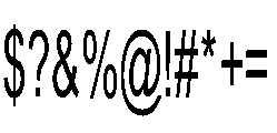 Sabang Island Regular Font OTHER CHARS