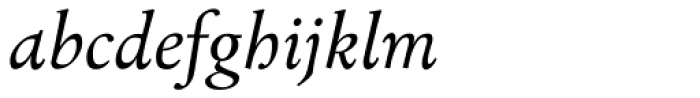 Sabellicus Italic Font LOWERCASE