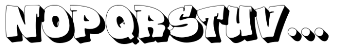 Saberoth Shadow Font UPPERCASE