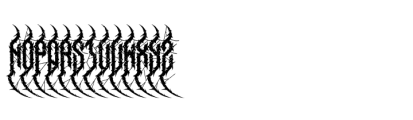 Sabersong Blackmetal One Font LOWERCASE