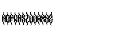 Sabersong Blackmetal Two Font UPPERCASE