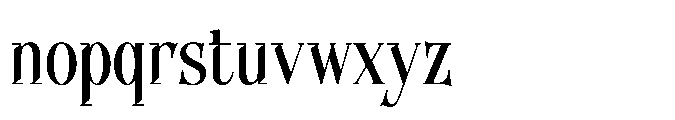 Sabiant Font LOWERCASE