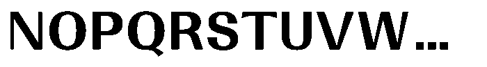 Sabino Bold Font UPPERCASE