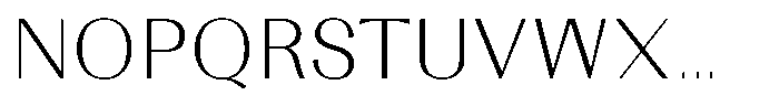 Sabino Light Font UPPERCASE