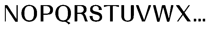 Sabino Medium Font UPPERCASE