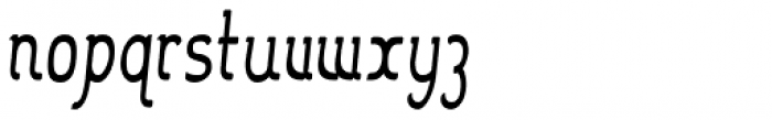Sabio Condensed Regular Font LOWERCASE