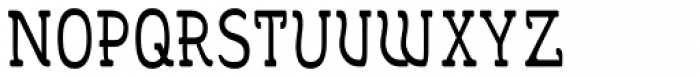Sabio Perpendicular Condensed Regular Font UPPERCASE