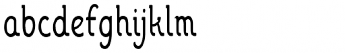 Sabio Perpendicular Condensed Regular Font LOWERCASE