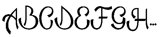 Sabiren Font UPPERCASE