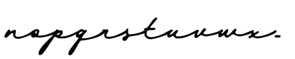 Sabiyan Script Blur Font LOWERCASE