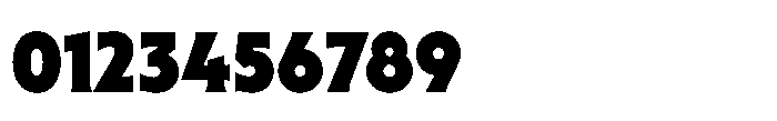 Sable Black Font OTHER CHARS