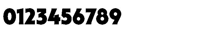 Sable Extra Bold Font OTHER CHARS