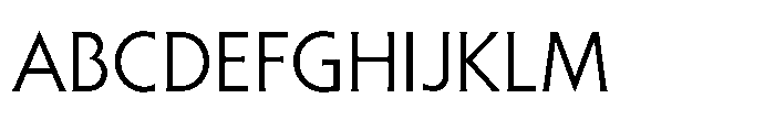 Sable Light Font UPPERCASE