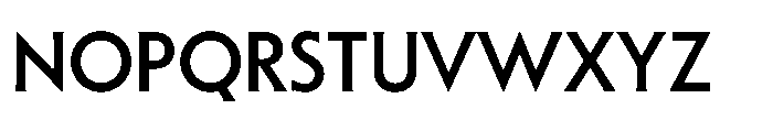 Sable Medium Font UPPERCASE