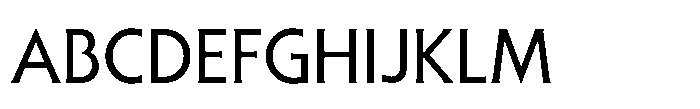 Sable Regular Font UPPERCASE