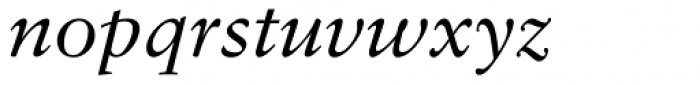 Sabon Cyrillic Italic Font LOWERCASE