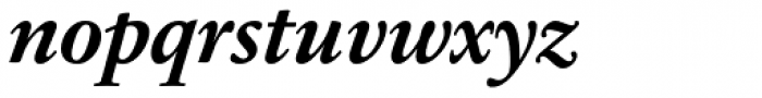 Sabon Next LT Bold Italic OsF Font LOWERCASE