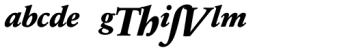 Sabon Next LT ExtraBold Italic Alternate Font UPPERCASE