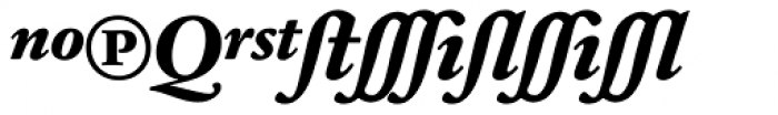 Sabon Next LT ExtraBold Italic Alternate Font UPPERCASE