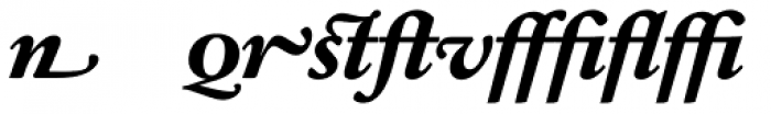 Sabon Next LT ExtraBold Italic Alternate Font LOWERCASE