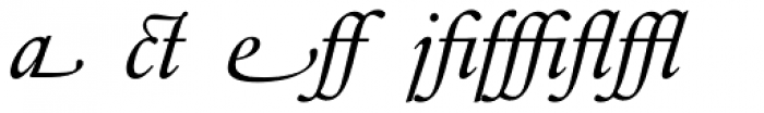 Sabon Next LT Italic Alternate Font LOWERCASE