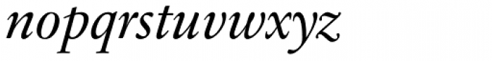 Sabon Next LT Italic  Font LOWERCASE