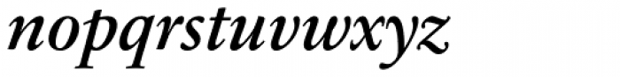 Sabon Next Pro Demi Italic Font LOWERCASE