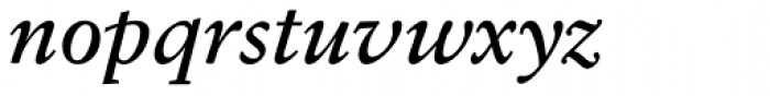Sabon eText Italic Font LOWERCASE