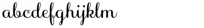 Sabores Script Semibold Font LOWERCASE