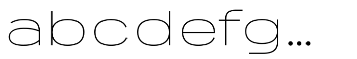 Sabrosa Light Font LOWERCASE