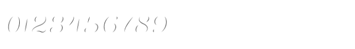 Sacred Bridge Inline Slant Font OTHER CHARS
