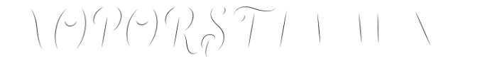 Sacred Bridge Inline Slant Font UPPERCASE