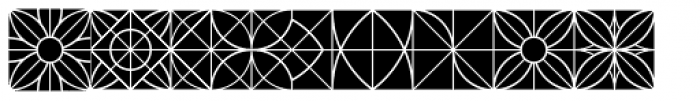 Sacred Geo Tiling Black Font LOWERCASE