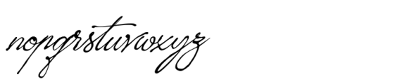 Sacred Letter Regular Font LOWERCASE