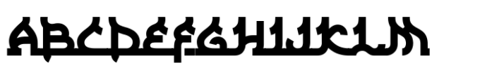 Sacred Mubarak Font UPPERCASE