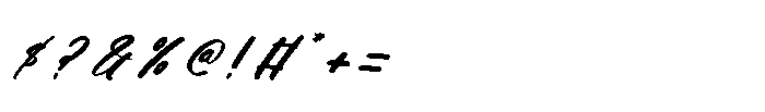 Saddle Nomad Italic Font OTHER CHARS
