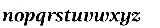 Sade Bold Italic Font LOWERCASE