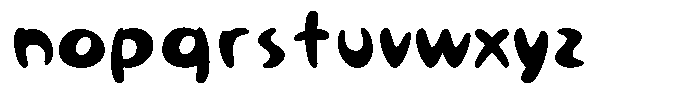 Sadelik Font LOWERCASE
