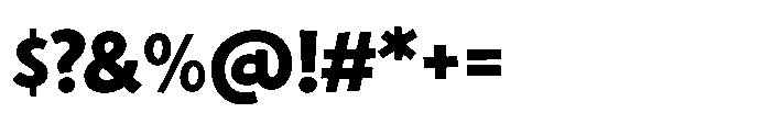 Sadetta Bold Font OTHER CHARS