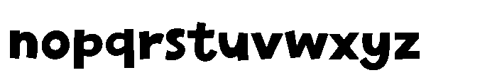 Sadetta Bold Font LOWERCASE