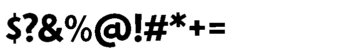 Sadetta Medium Font OTHER CHARS