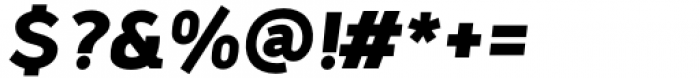 Sadi Sans Heavy Italic Font OTHER CHARS